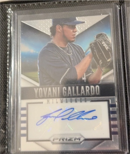 2012 Panini Prizm #62 Yovani Gallardo — front