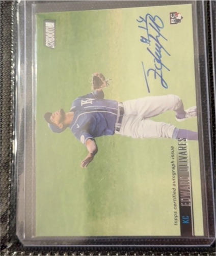 2021 Topps Stadium Club #SCBA-EO Edward Olivares — front