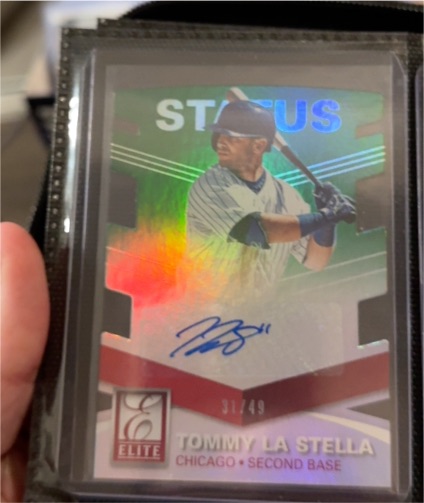 2015 Panini Elite Status #31 Tommy La Stella — front