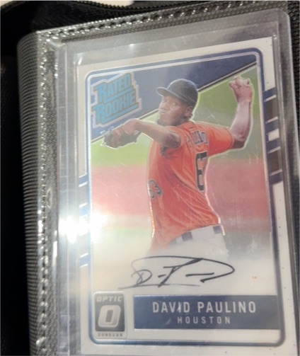 2017 Panini Donruss Optic #RRS-DP David Paulino — front