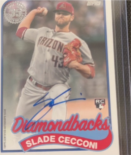 2024 Topps 1989 #89BA-CEC Slade Cecconi — front
