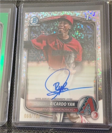 2025 Bowman Chrome #CPA-RY Ricardo Yan — front