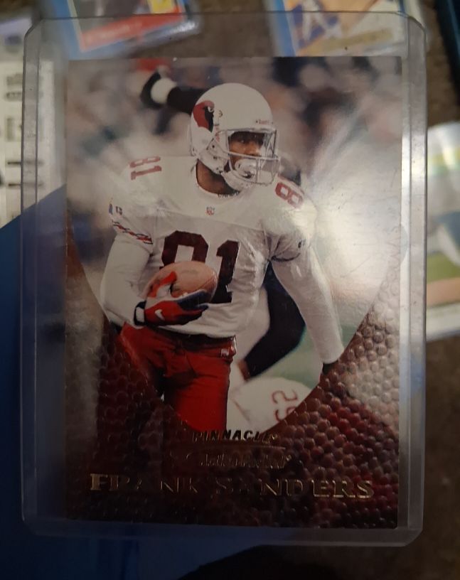1997 Pinnacle Action Packed #21 Frank Sanders — front