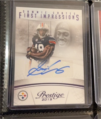 2015 Panini Prestige First Impressions #FI-SC Sammie Coates — front