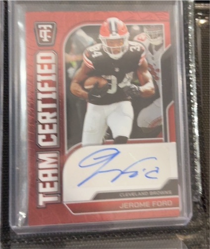 2024 Panini Totally Certified Team Certified #TCS-JFD Jerome Ford — front