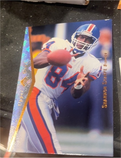 1995 Upper Deck SP #129 Shannon Sharpe — front