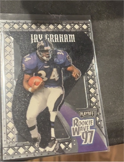 1997 Playoff Contenders Rookie Wave #6 Jay Graham — front