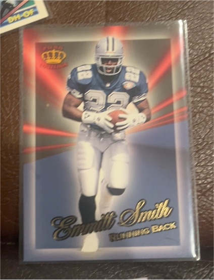 1994 Pacific Triple Folders #9 Emmitt Smith — front