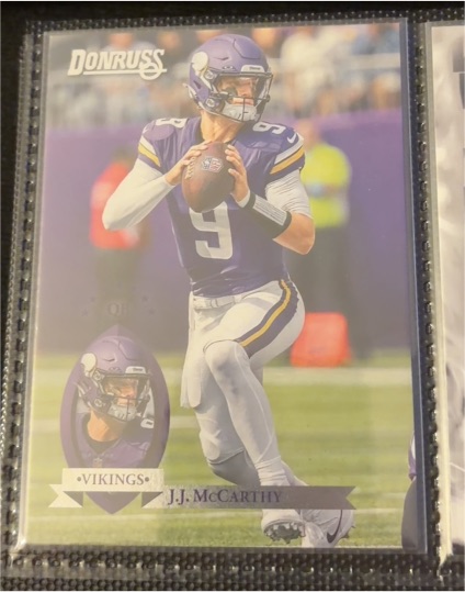 2024 Panini Donruss #27 J.J. McCarthy — front