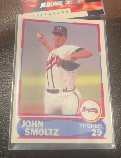 1990 Score Young Superstars #36 John Smoltz — front