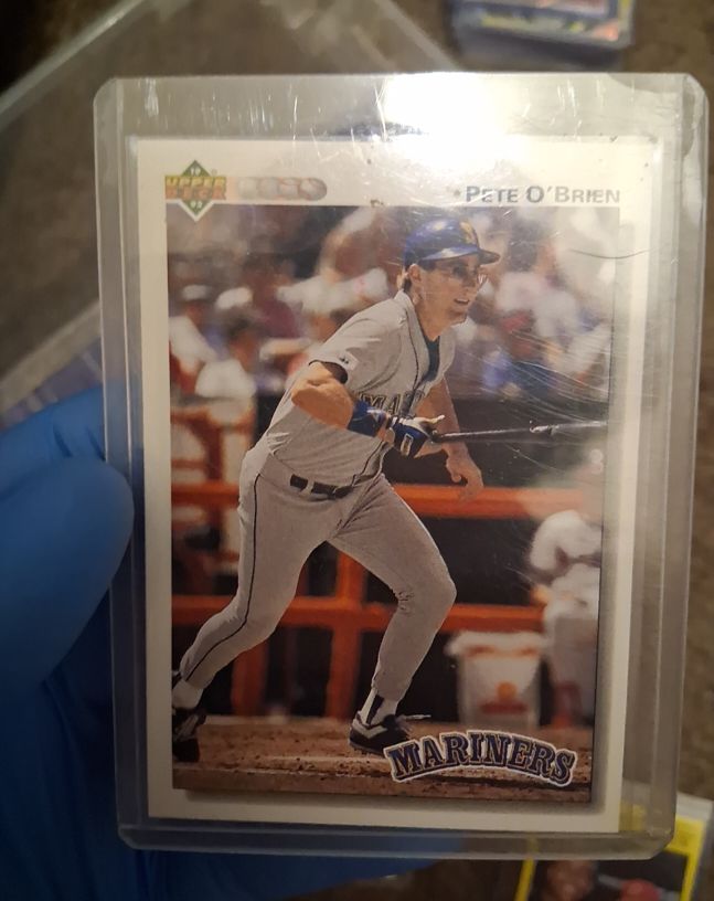 1992 Upper Deck #388 Pete O'Brien — front