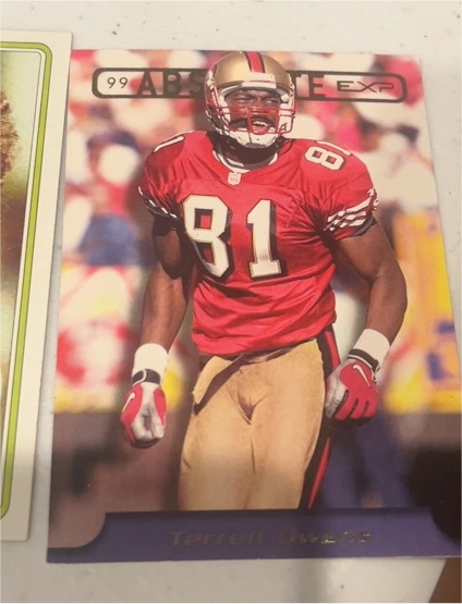 1999 Playoff Absolute EXP #99 Terrell Owens — front