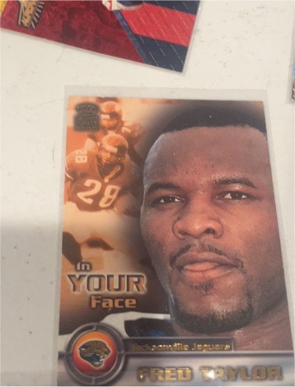 2000 Pacific Crown Royale In Your Face #12 Fred Taylor — front