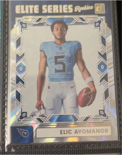 2025 Panini Donruss Elite Series Rookies #ESR-EAR Elic Ayomanor — front