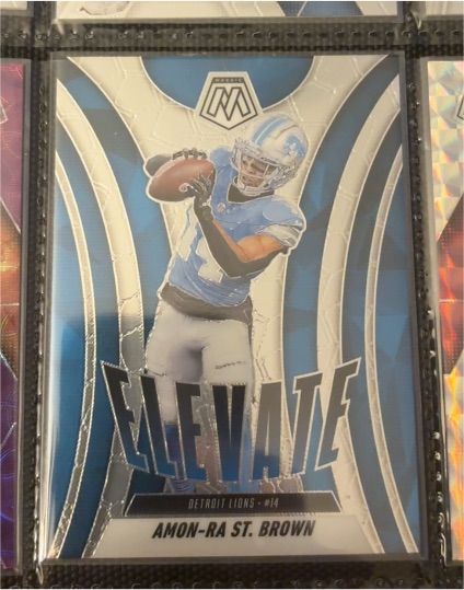 2025 Panini Mosaic #15 Amon-Ra St. Brown — front