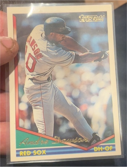 1994 Topps Gold #595 Andre Dawson — front