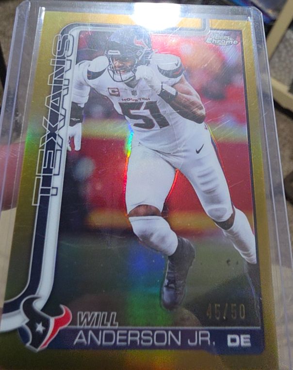 2025 Topps Chrome #121 Will Anderson Jr. — front
