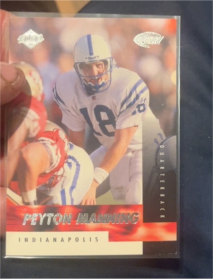1999 Collector's Edge Fury Preview #PM Peyton Manning Indianapolis Colts — front