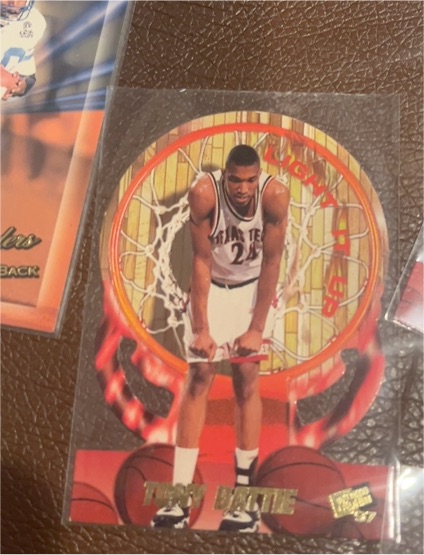 1997 Fleer Tony Battie Nuggets — front