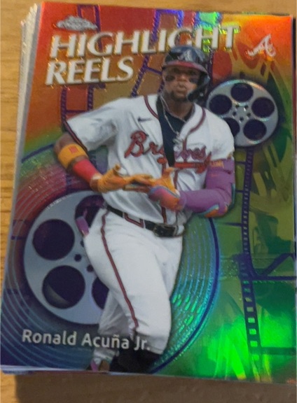 2026 Topps Series 2 Highlight Reels #HR-6 Ronald Acuña Jr. — front