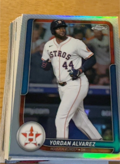 2026 Topps Chrome #47 Yordan Alvarez — front