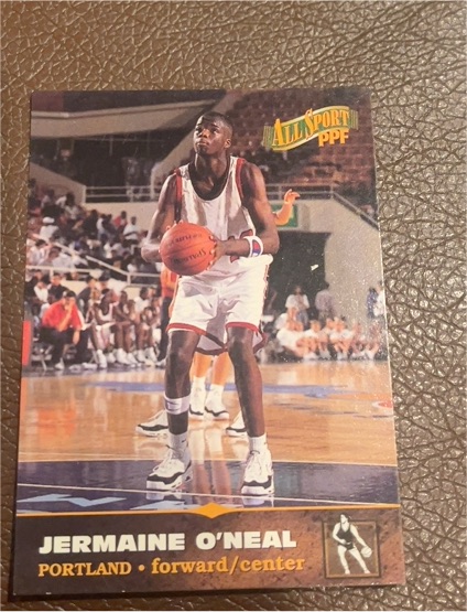 1996 Score Board All Sport PPF #26 Jermaine O'Neal — front