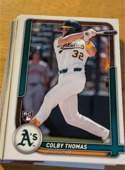2026 Topps Series 2 Flagship Collection #27 Colby Thomas — front