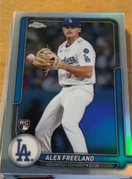 2026 Topps Chrome #60 Alex Freeland — front