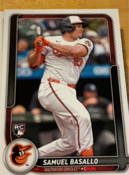 2025 Topps #66 Samuel Basallo — front
