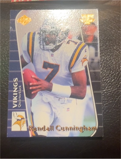 1999 Collector's Edge Triumph #T111 Randall Cunningham — front