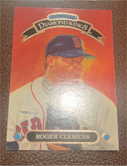 1992 Donruss Diamond Kings #DK-3 Roger Clemens — front