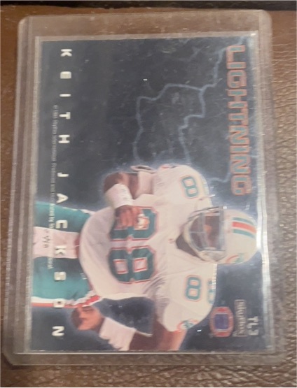 1993 SkyBox Premium #TL3 Thunder & Lightning Keith Jackson — front