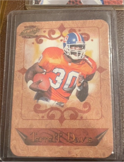 1997 Pacific Philadelphia Photoengravings #7 Terrell Davis — front