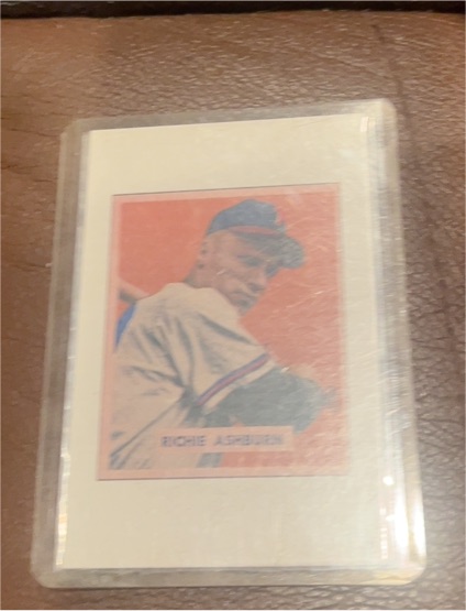 1989 Bowman #1949 Richie Ashburn — front