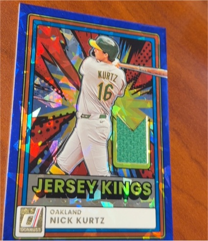 2026 Donruss Jersey Kings #JK-NK Nick Kurtz — front