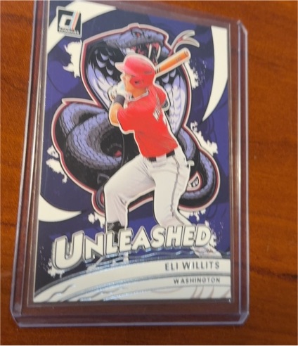 2026 Panini Donruss #5 Eli Willits Unleashed Insert Washington Nationals — front