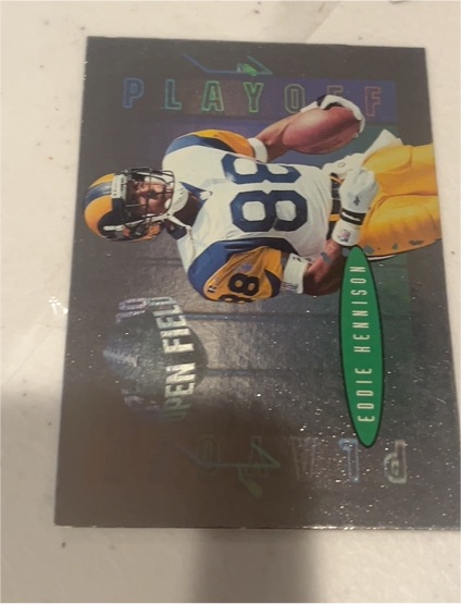 1996 Playoff Contenders Open Field #64 Eddie Kennison — front