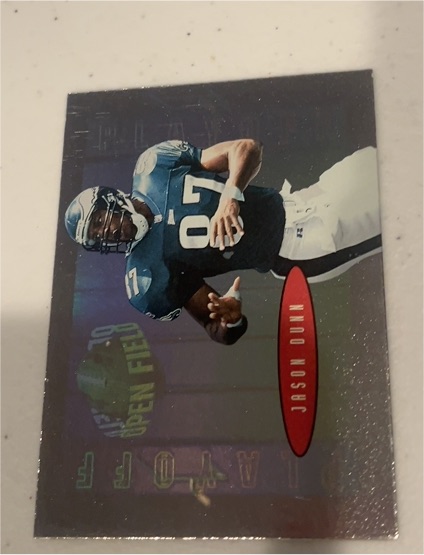 1997 Playoff First & Ten #3 Jason Dunn — front