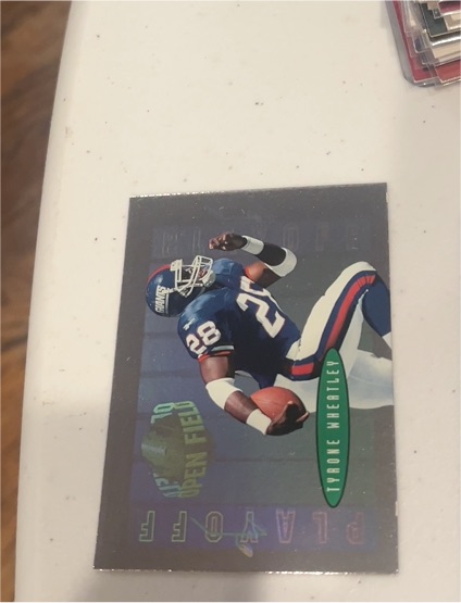 1996 Playoff Contenders Open Field #77 Tyrone Wheatley — front