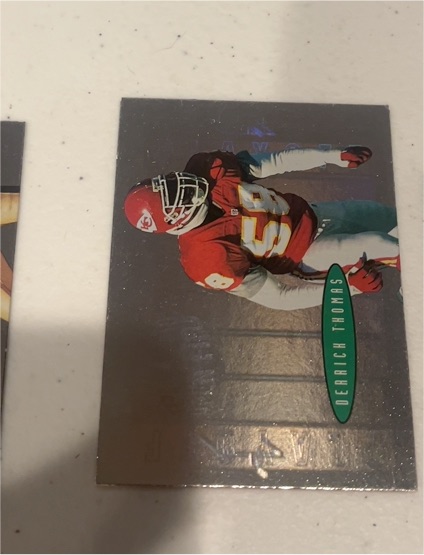 1996 Upper Deck Silver Collection #195 Derrick Thomas — front