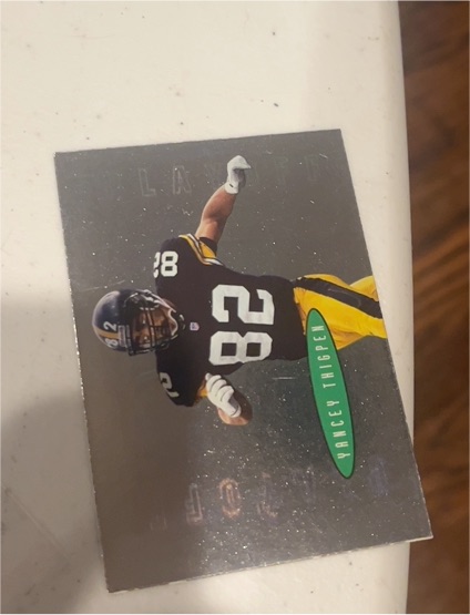 1996 Playoff Contenders Open Field #46 Yancey Thigpen — front