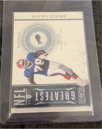 2011 Panini National Treasures NFL Greatest #11 Bruce Smith — front