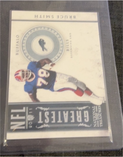 2011 Panini National Treasures Bruce Smith NFL Greatest Base — front