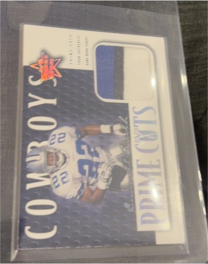 1999 Leaf Rookies & Stars Prime Cuts Emmitt Smith — front