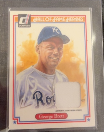 2004 Donruss Diamond Kings Hall of Fame Heroes #45 George Brett — front