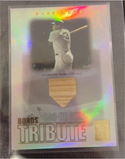 2003 Topps Tribute #TR-BR Babe Ruth — front