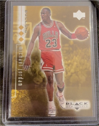 1999 Upper Deck Black Diamond #8 Michael Jordan — front