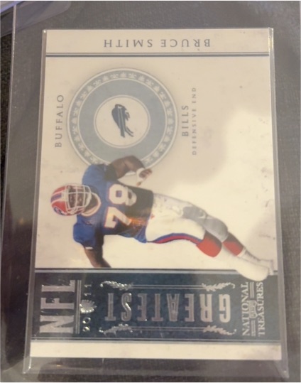 2011 Panini National Treasures Bruce Smith NFL Greatest Base — front