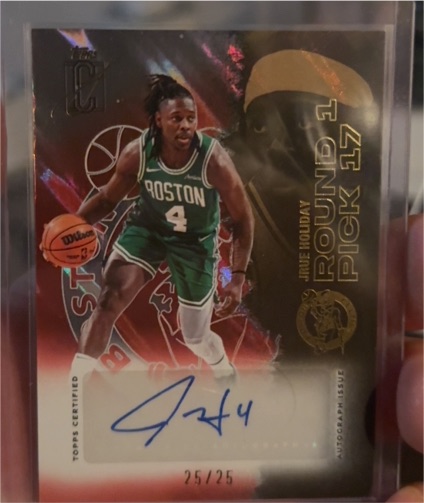 2026 Topps Signature Class Round 1 Pick 17 Jrue Holiday — front