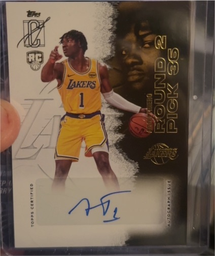 2025 Topps Signature Class Round 2 Pick 36 #36 Adou Thiero — front